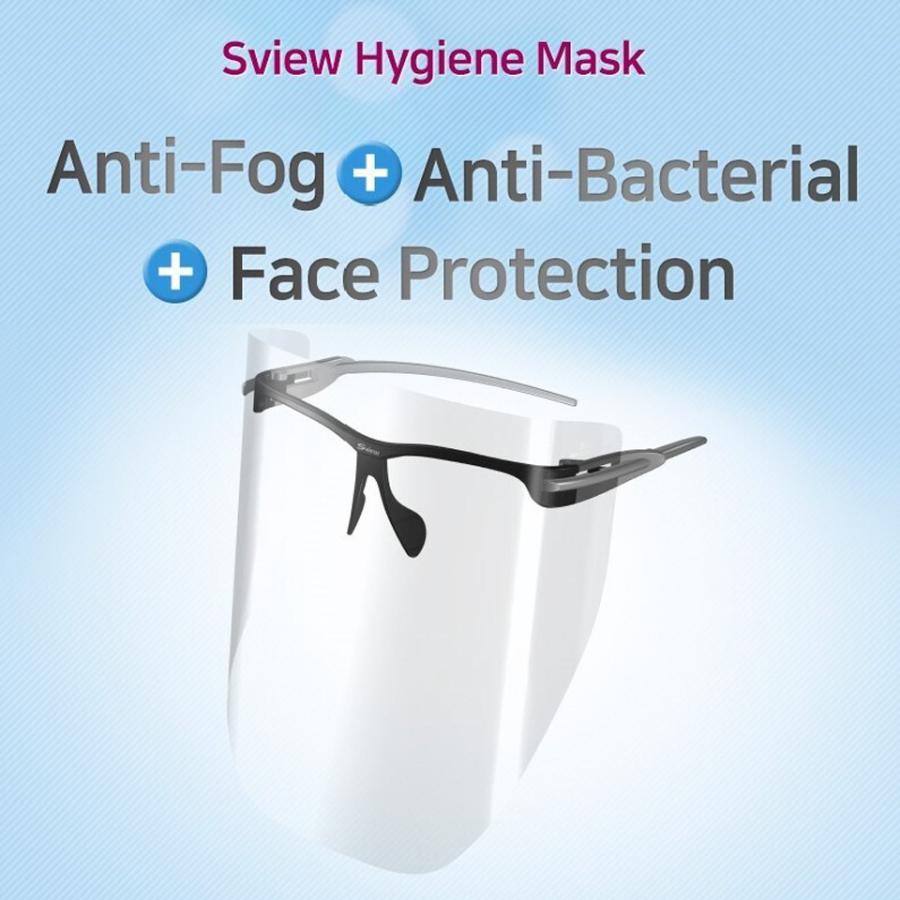 フェイスシールド Sview メガネ型 曇り止め+99.9%抗菌フィルム 飛沫感染防止 フェイスマスク | ブランド登録なし | 02