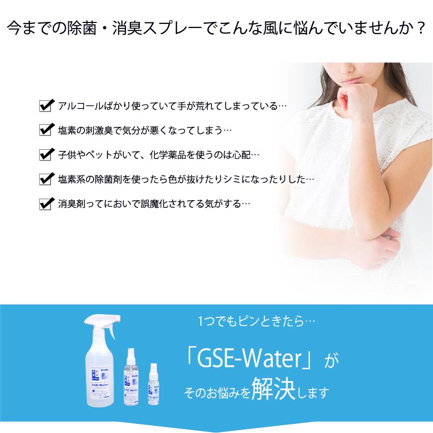 除菌・抗菌・抗ウイルス・抗カビ・消臭 スプレー [GSE-Water] 500ml (GSE-250) アルコール・化学物質不使用｜ss-select｜02
