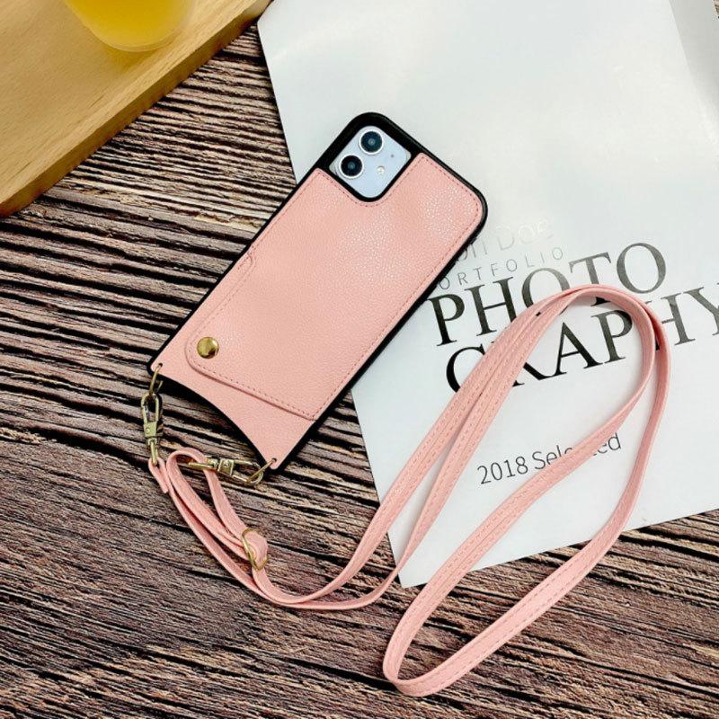 iPhone 12/12Pro/12ProMax ケース ショルダーストラップ 背面ポケット カードケース カバー スマホケース レザー バッグ | ブランド登録なし | 05