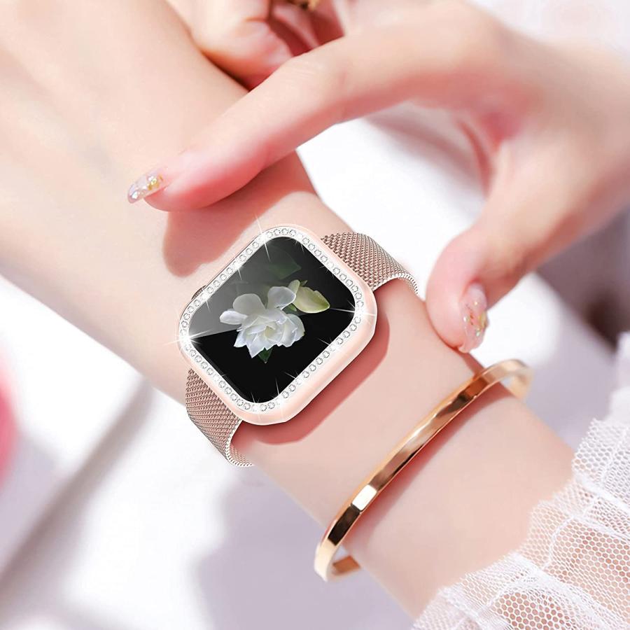 Apple Watch アップルウォッチ カバー キラキラ 高級 2点セット Apple Watch アップルウォッチ カバー キラキラ 高級 2点セット