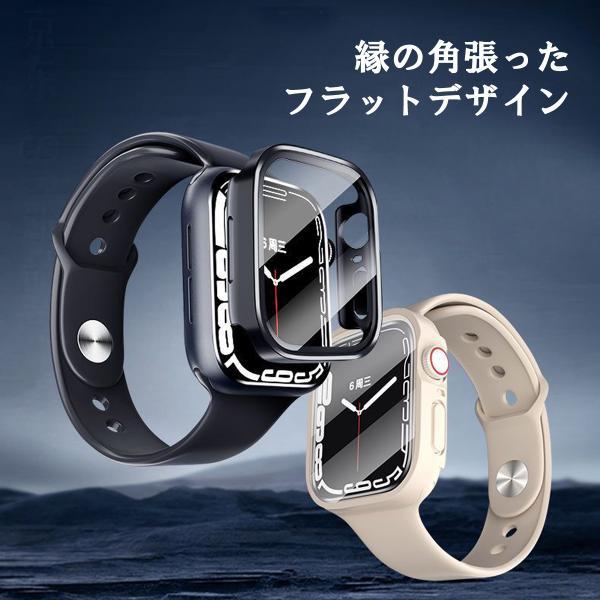 【店内全品|２点10%OFF】 アップルウォッチ カバー 防水 アップルウォッチ ケース 保護カバー 防水ケース 40mm 41mm 44mm 45 mm 49mm ガラス マット感 爆買 #2 | Apple Watch | 19