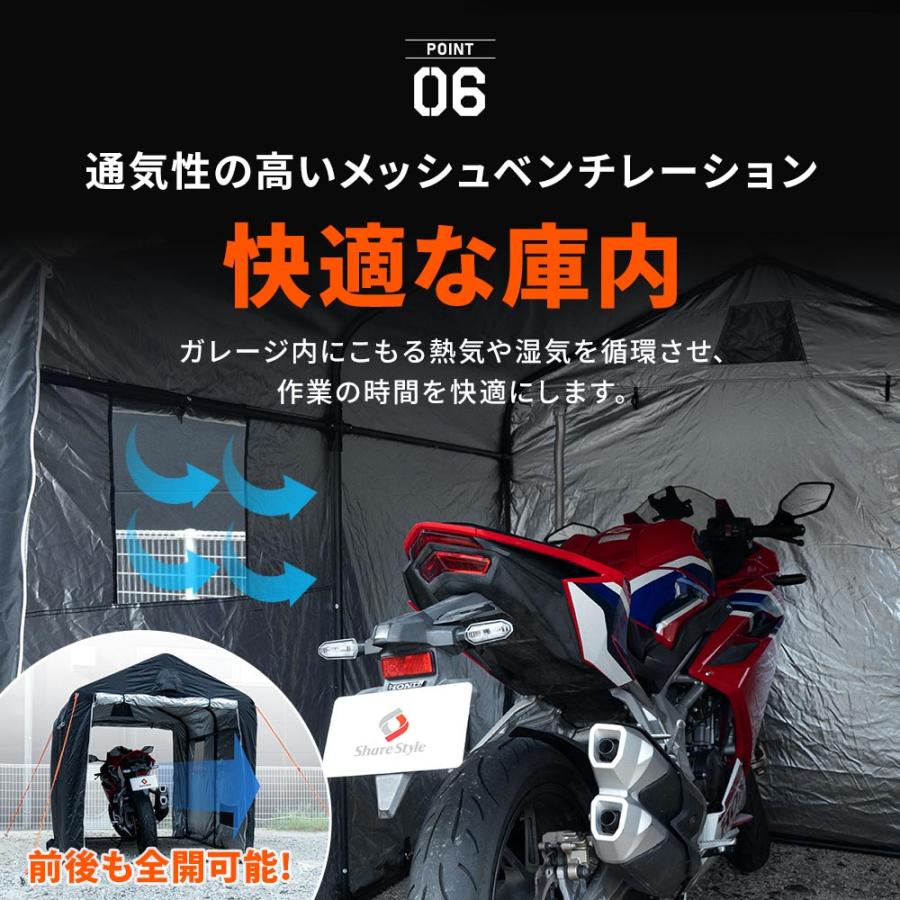 シェアスタイル 汎用 バイクガレージ タイヤ保管 タイヤカバー 収納