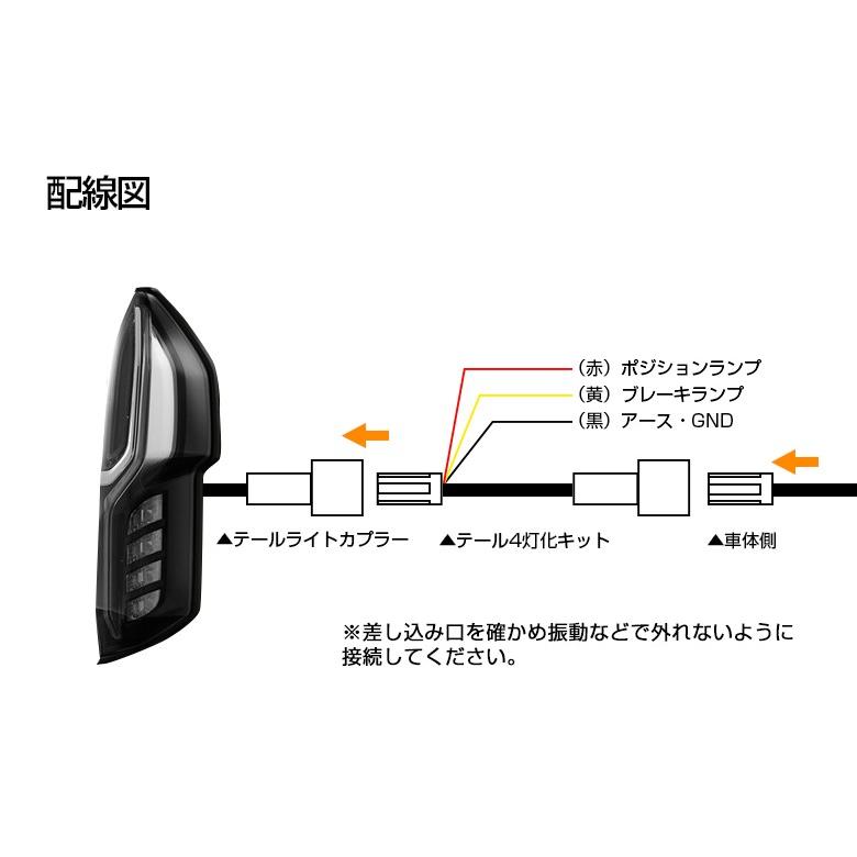 N-BOX カスタム 専用 JF3 JF4 テール 4灯化 キット ホンダセンシング 搭載車 シェアスタイル｜ss-style8｜06
