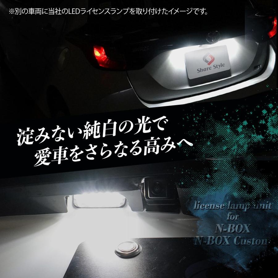 シェアスタイル N-BOX NBOX NBOXカスタム JF3 JF4 ライセンスランプ