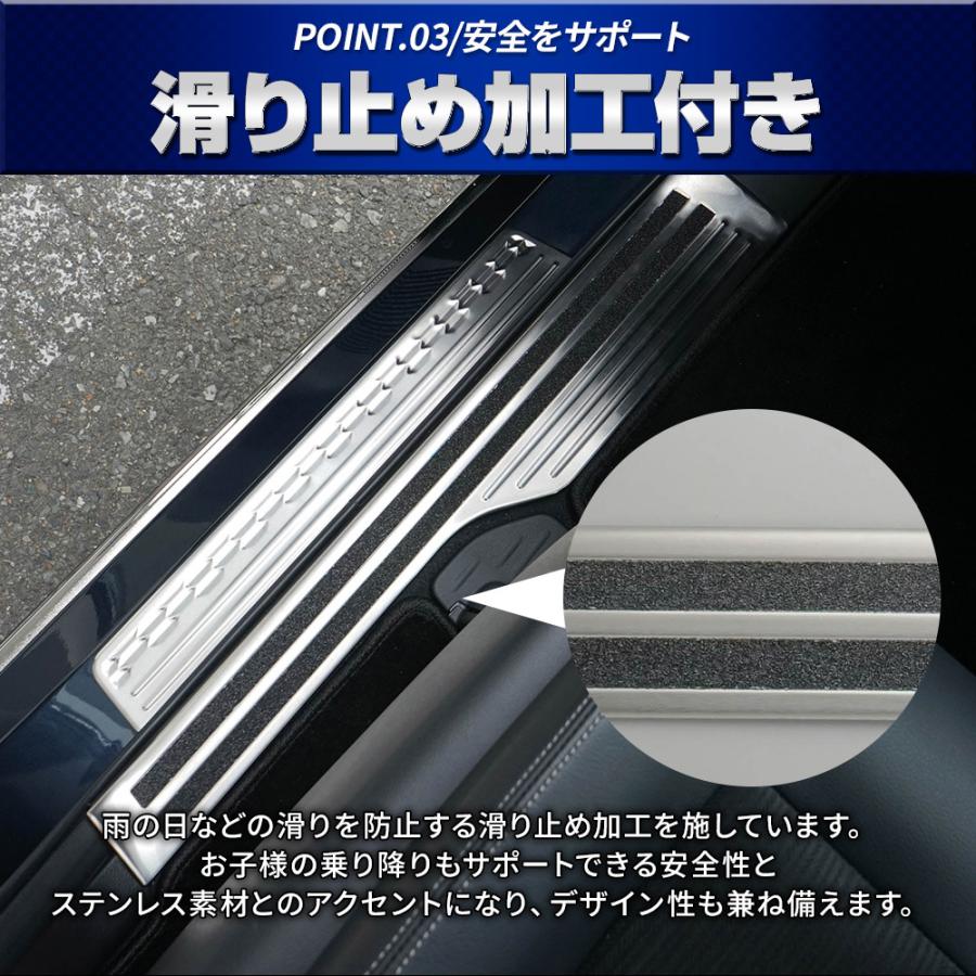 ステップワゴン RP6 RP7 RP8 スカッフプレート ステンレス製 ホンダ 新型 ステップワゴン エアー スパーダ RP系 RP6 RP7 RP8