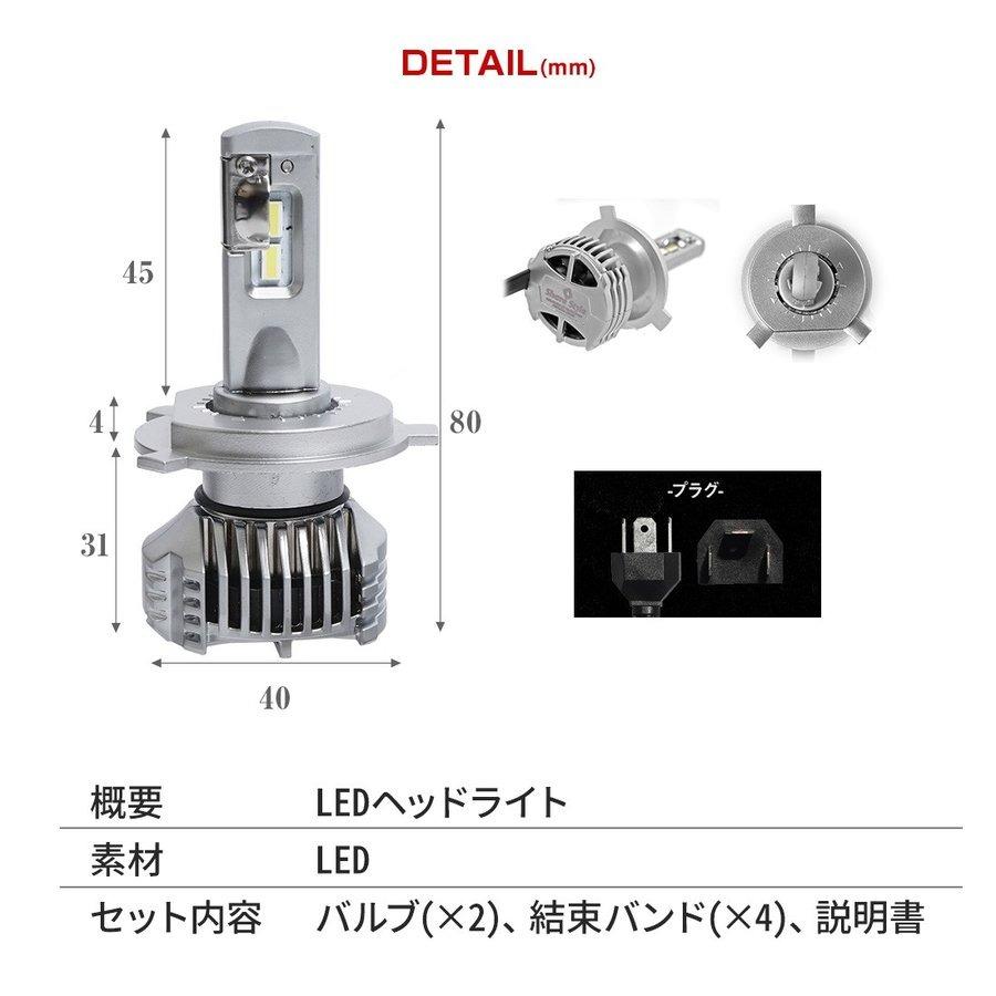 バモス ホビオ HM3・4、HJ1・2 専用 H19.2〜H30.5  H4 LED ヘッドライト Glanz シェアスタイル｜ss-style8｜10