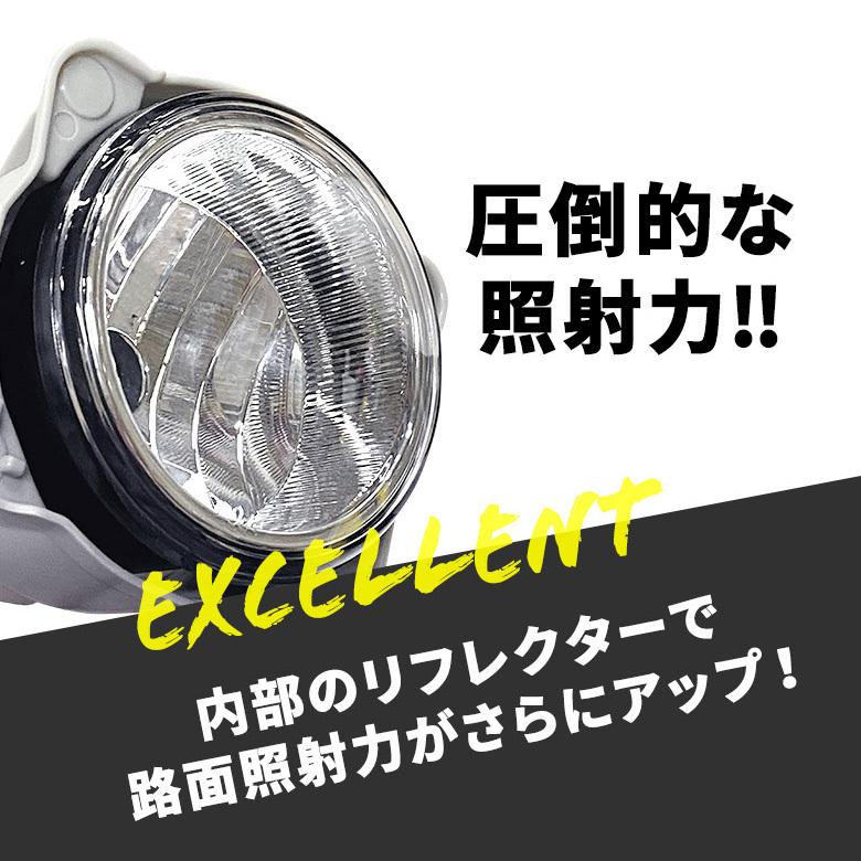 シェアスタイル トヨタ ダイハツ スバル 汎用 H8 H11 H16 LED フォグ