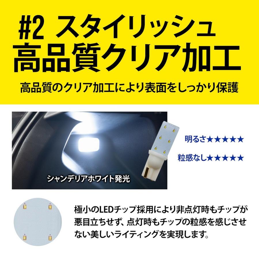 シェアスタイル T10 LED バルブ 6連 9連 無極性 板型 プレート 高輝度