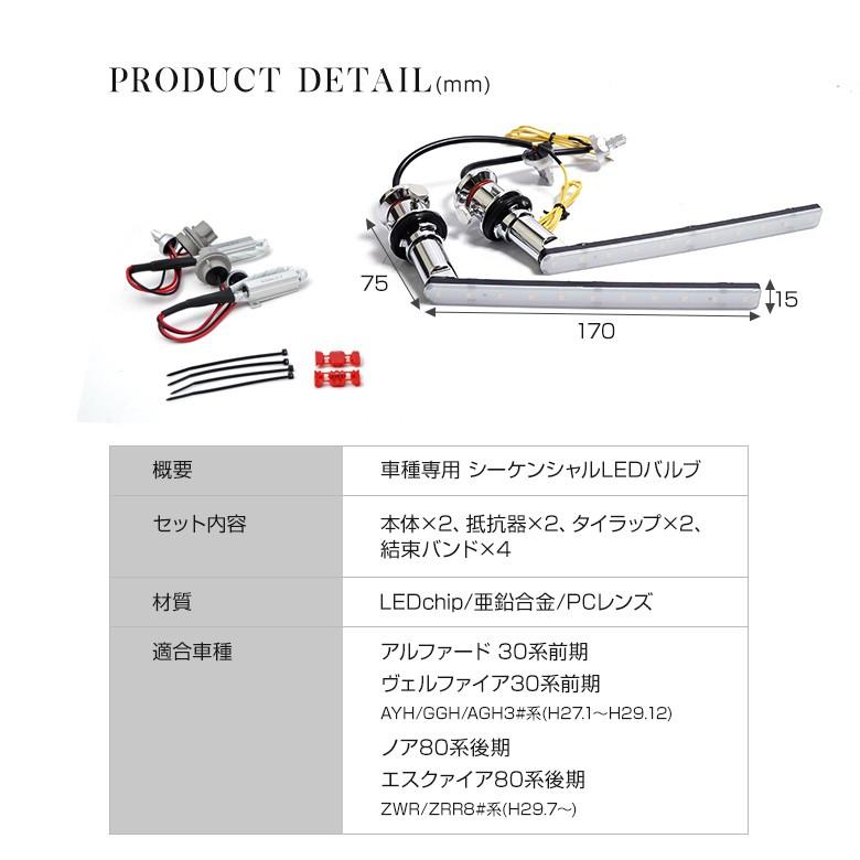 シェアスタイル シーケンシャル機能付きデイライトウィンカーバルブ 30