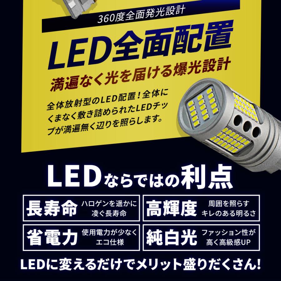 シェアスタイル ZC LED バックランプ T20 ウェッジ球 超爆光 ハイ