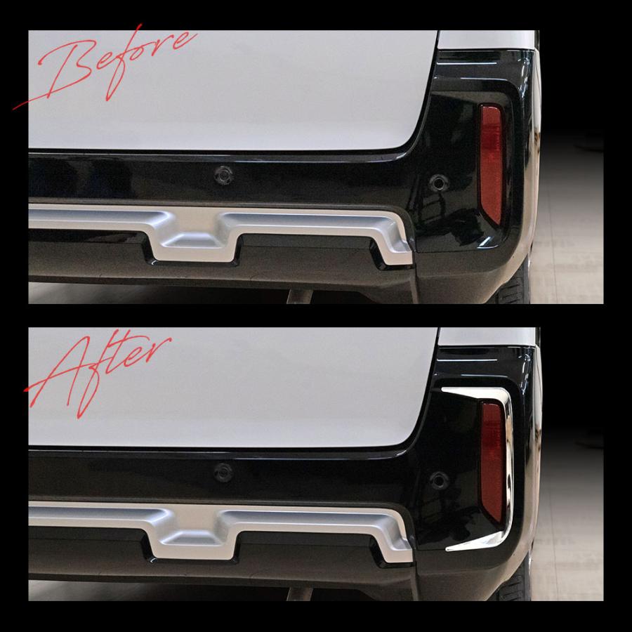 シェアスタイル デリカミニ 専用 リアリフレクターガーニッシュ