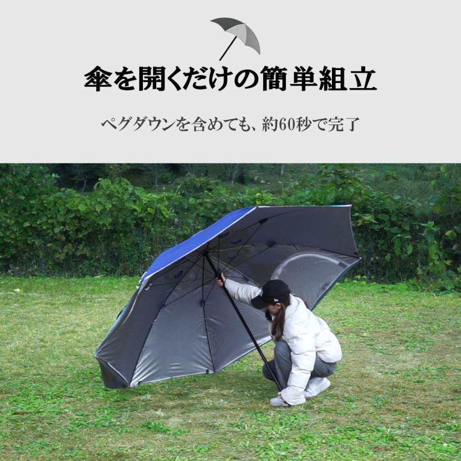 シェアスタイル パラソルタープ 傘型ワンタッチタープ ピンペグ 収納袋