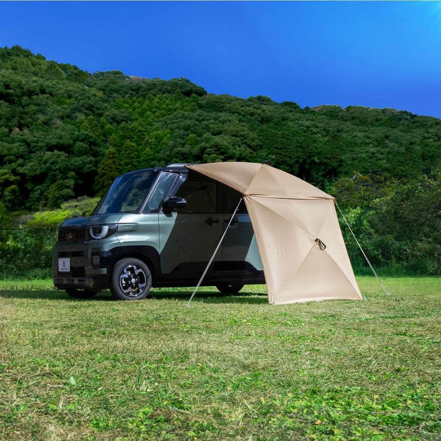 シェアスタイル カーサイドタープ ワンタッチタープ 車中泊 タープ 車