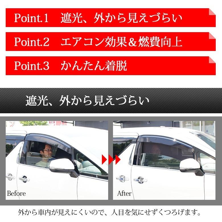 ヴォクシー 80系 ノア 80系 メッシュシェード 2Pセット サンシェード 車中泊グッズ シェアスタイル カスタム パーツ | シェアスタイル | 02