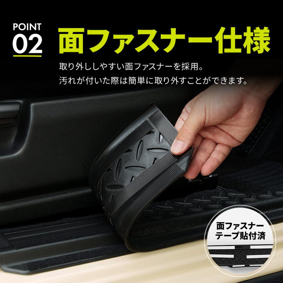 シェアスタイル ジムニー ノマド JC74 スカッフガード TPE 4p (当社