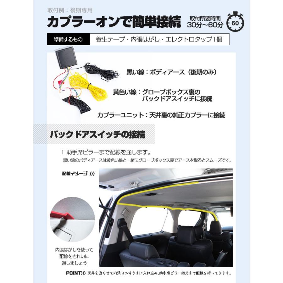 ヴェルファイア アルファード 30系 前期 後期 パワーバックドアオープンキット ワンタッチで電動オープン トヨタ シェアスタイル To Alvl06 El0501 Led Hidの老舗シェアスタイル 通販 Yahoo ショッピング