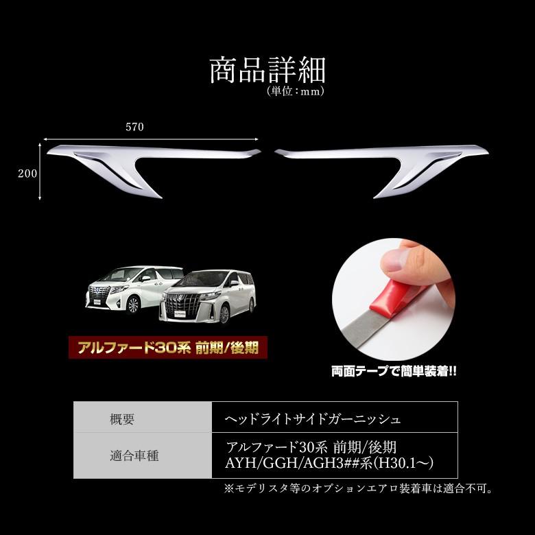 シェアスタイル アルファード30系 前期 後期 ヘッドライトサイド シェアスタイル アルファード30系 前期 後期 ヘッドライトサイド
