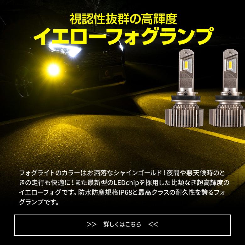 (セット商品) C-HR 前期専用 ブチルゴム付き3点セット ゼットハイパワープレミアム イエロー LED シェアスタイル カスタム パーツ｜ss-style8｜03