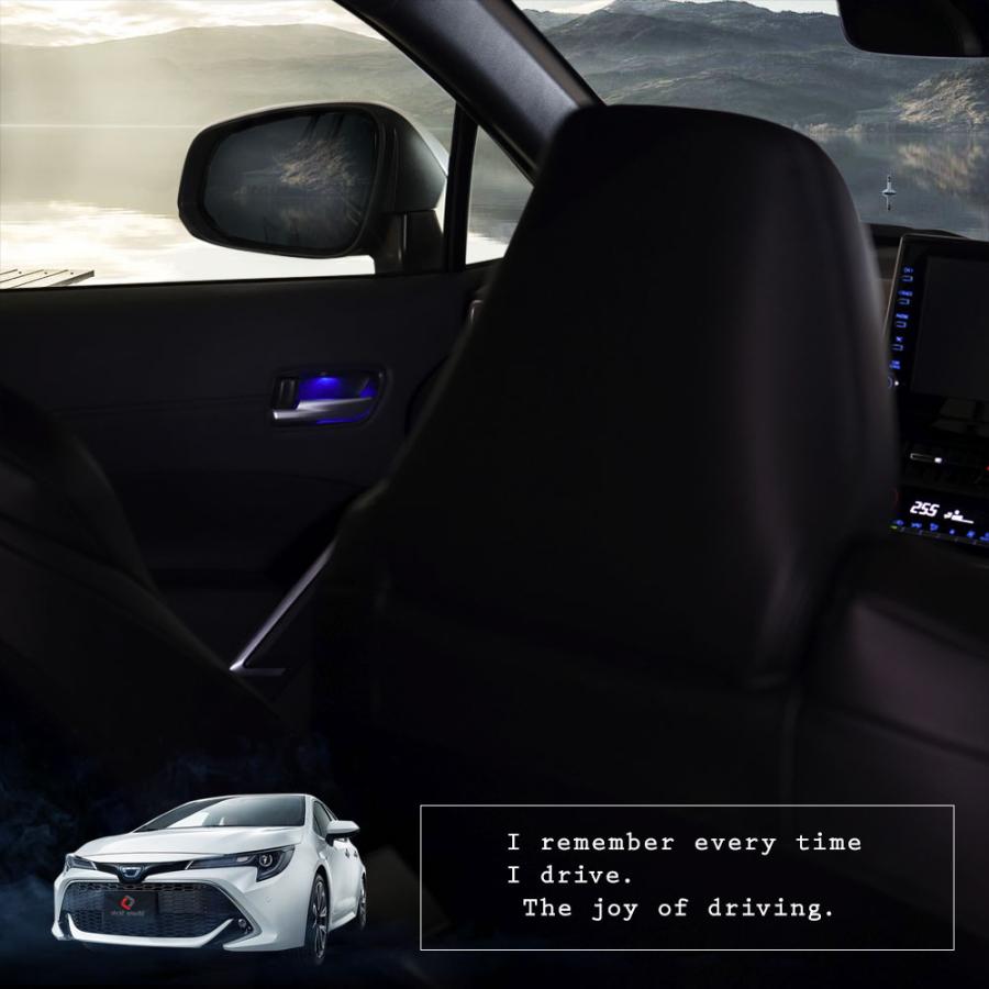 カローラ カローラスポーツ カローラツーリング 210系 ドアノブインナーランプ 4p ブルー発光 LED ライトアップ アクセサリー トヨタ シェアスタイル｜ss-style8｜06