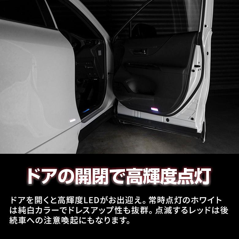 残り在庫僅か 2個セット Led カーテシランプ カーテシ ハリアー円形 Uo9db02vcp 自動車 バイク Contrologypf Com