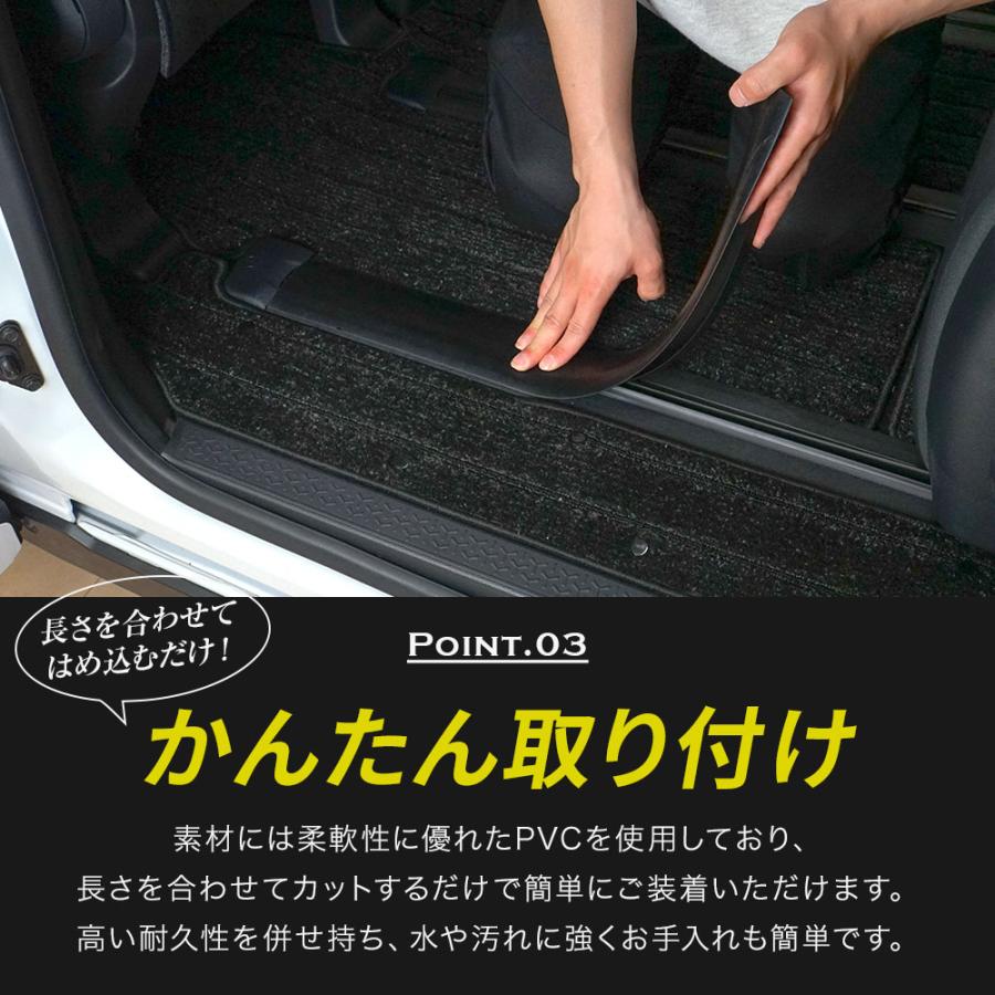 ノア ヴォクシー 90系 専用 シートレールカバー 4p 汚れ防止 キズ隠し 簡単取付 ドレスアップ ZWR9#W MZRA9#W トヨタ カスタム | シェアスタイル | 06