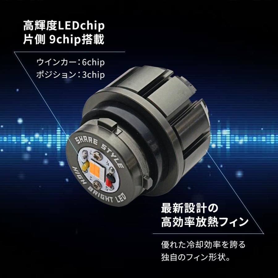 シェアスタイル ヴォクシー 90系 全グレード対応 2色切替 ウインカー