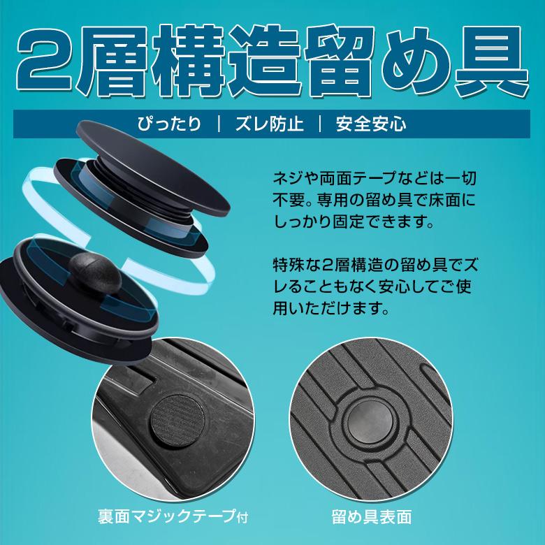 シェアスタイル 3D フロアマット プリウス50系 前期 後期 3Dフロア