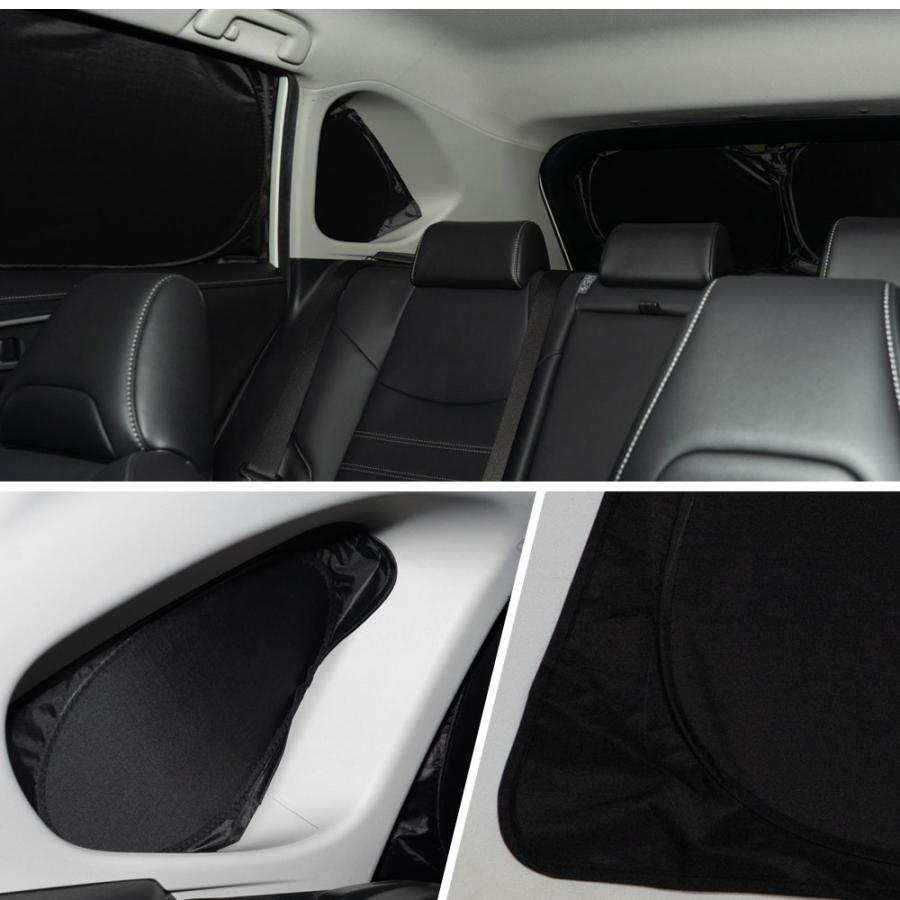 シェアスタイル RAV4 50系 サンシェード 両面黒ポリエステルタイプ 全