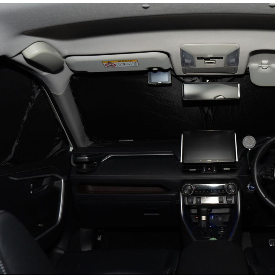 シェアスタイル RAV4 50系 サンシェード 両面黒ポリエステルタイプ 全