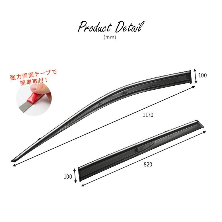 シェアスタイル RAV4 50系 専用 ドアバイザー 4p メッキタイプ シェアスタイル RAV4 50系 専用 ドアバイザー 4p メッキタイプ