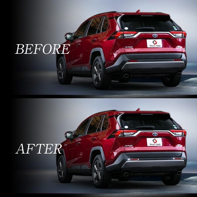 シェアスタイル RAV4 50系 専用 リアリフレクター ガーニッシュ