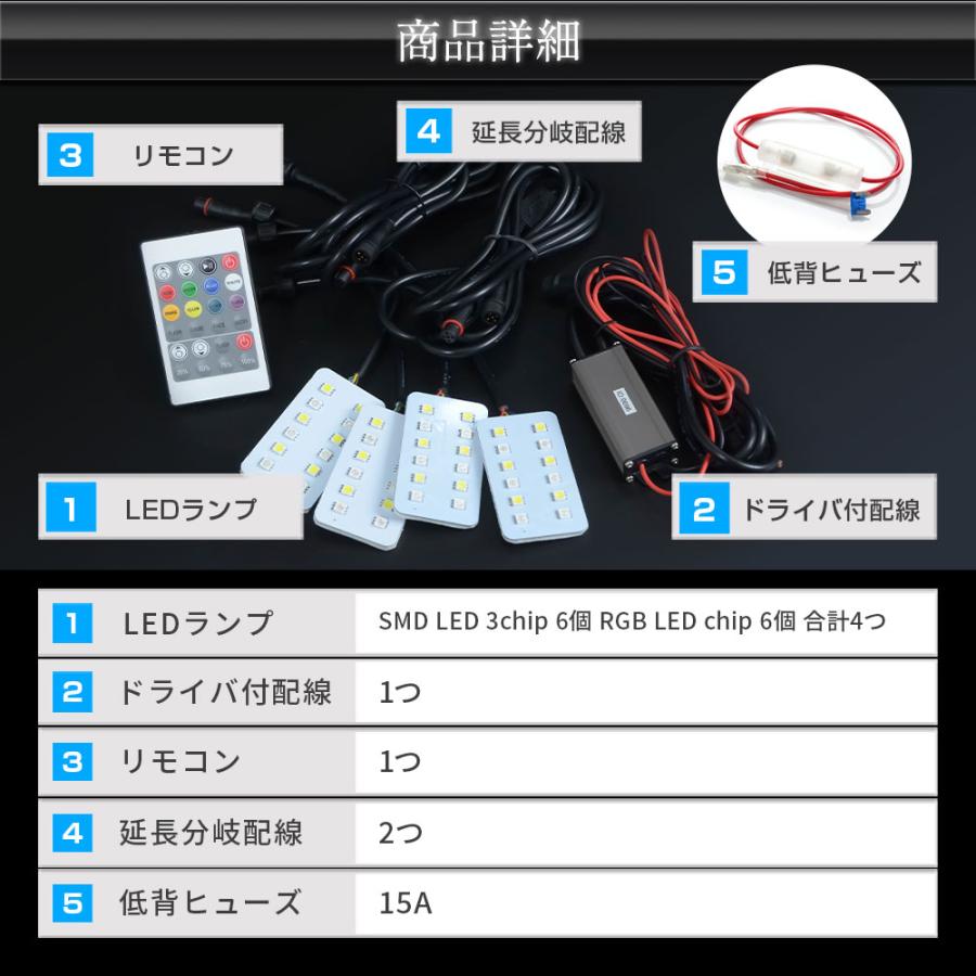 シェアスタイル ランドクルーザー 300 RGBフットランプ 8カラー