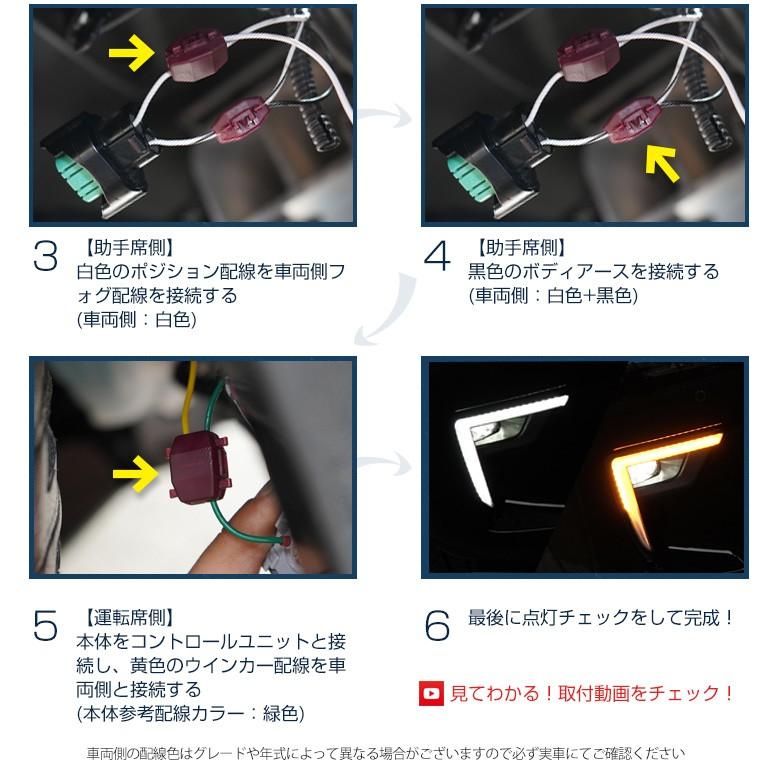 ランドクルーザー プラド ランクル プラド 150系 後期 専用 シーケンシャル流れるウインカーつきLED デイライト 2P シェアスタイル