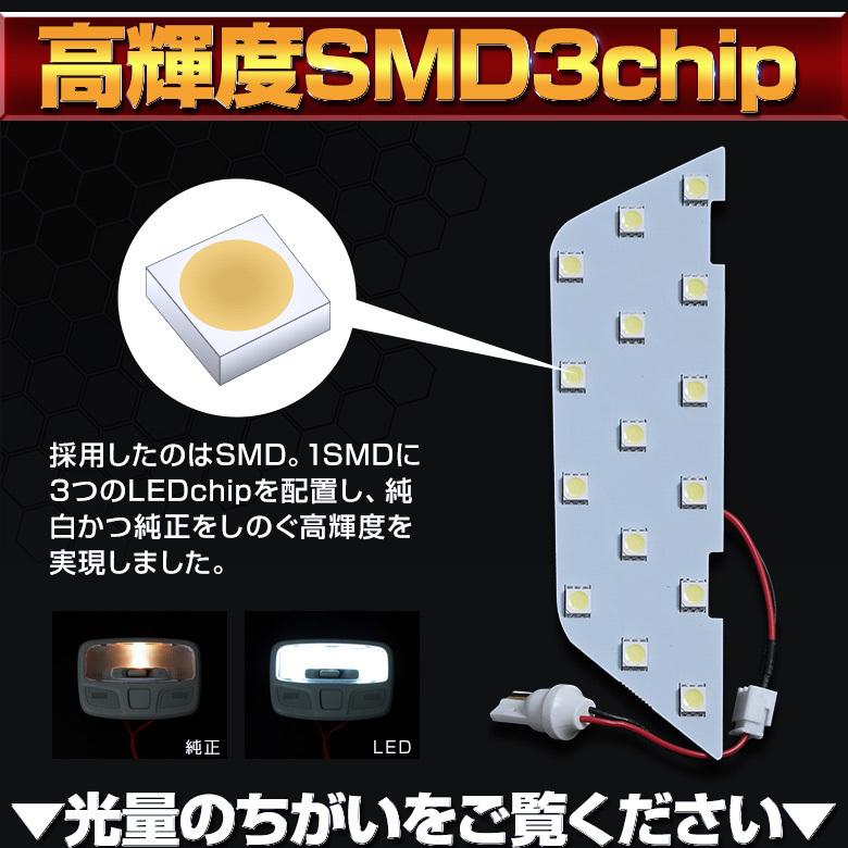 ヤリスクロス 専用設計 LED ルームランプ セット 高輝度 室内灯 明るい ライト ランプ シェアスタイル カスタム パーツ｜ss-style8｜09