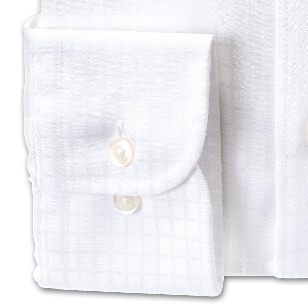 CHOYA SHIRT FACTORY メンズ長袖 形態安定ワイシャツ CFD235-200 ホワイト｜ss1946｜04