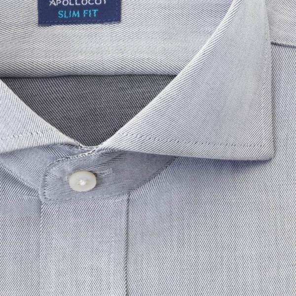 CHOYA SHIRT FACTORY 日清紡アポロコット スリムフィット 長袖