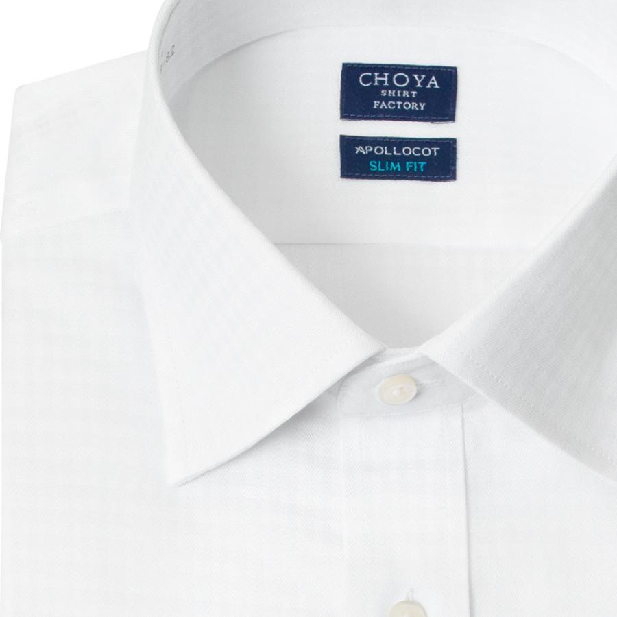CHOYA SHIRT FACTORY 日清紡アポロコット スリムフィット 長袖