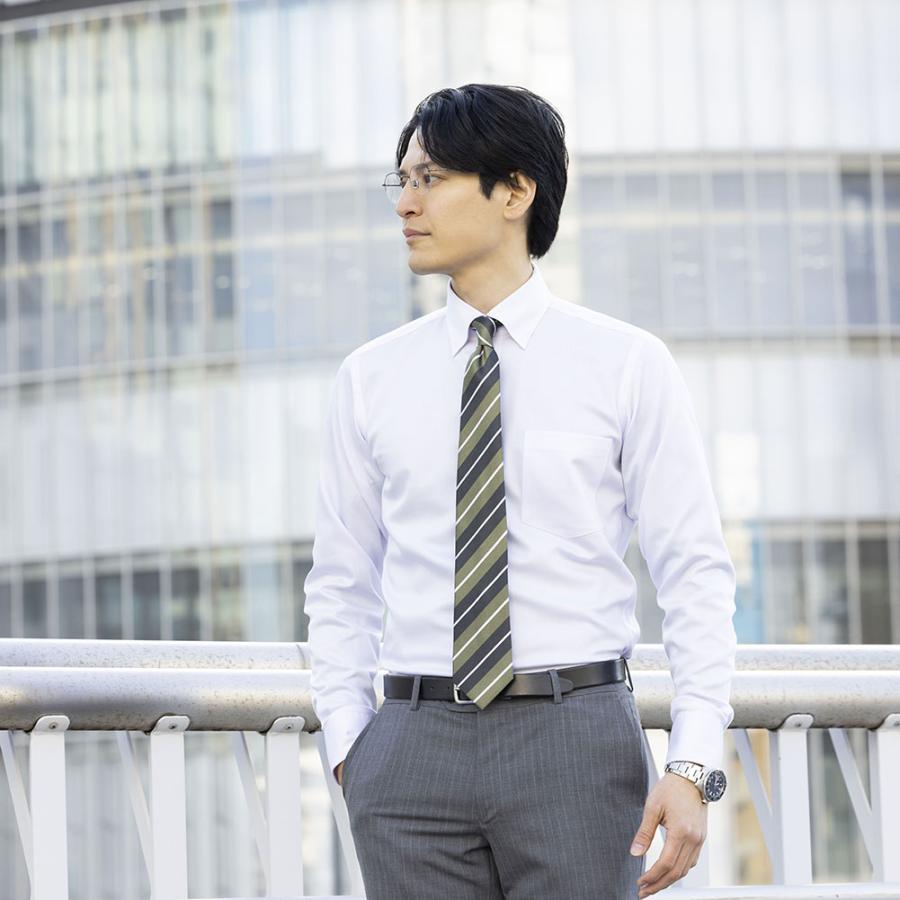CHOYA SHIRT FACTORY 日清紡アポロコット スリムフィット 長袖 