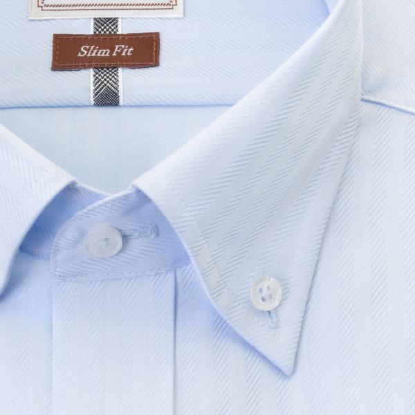 LORDSON by CHOYA メンズ長袖 形態安定ワイシャツ COD080-250 ブルー 11サイズ | LORDSON | 04