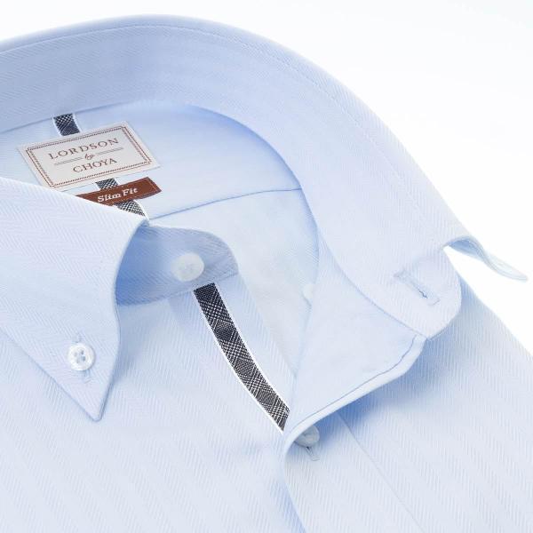 LORDSON by CHOYA メンズ長袖 形態安定ワイシャツ COD080-250 ブルー 11サイズ | LORDSON | 05