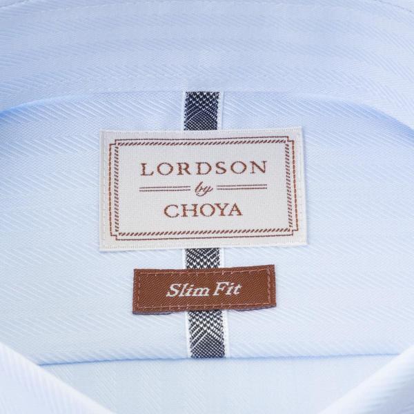 LORDSON by CHOYA メンズ長袖 形態安定ワイシャツ COD080-250 ブルー 11サイズ | LORDSON | 06