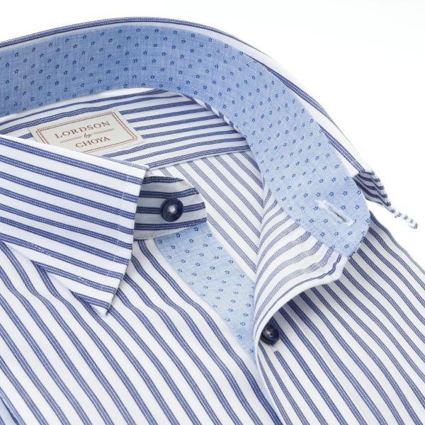 LORDSON by CHOYA メンズ長袖 形態安定ワイシャツ COD801-450 ブルー 13サイズ,｜ss1946｜06