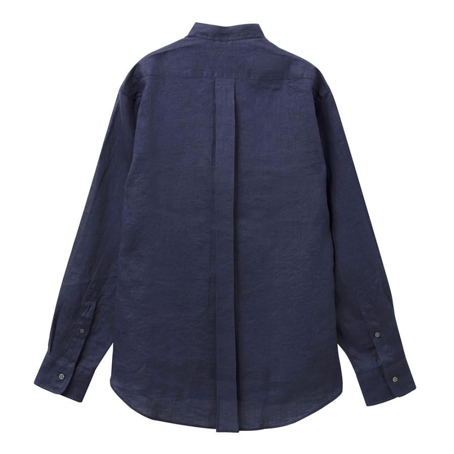 CHOYA URBAN STYLE カジュアルシャツ リネンシャツ スタンドカラー