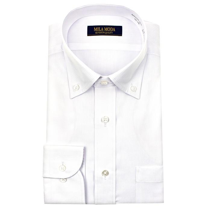ワイシャツ メンズ 長袖 形態安定 ボタンダウン 白 ドビー ドレスシャツ Yシャツ カッターシャツ ビジネスシャツ ランキング 送料無料  2202ft 2204ft 22FA