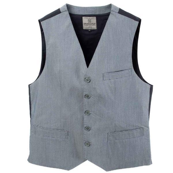 SHIRT HOUSE ジレ ベスト ビジネス フォーマル 全3色 ネイビー