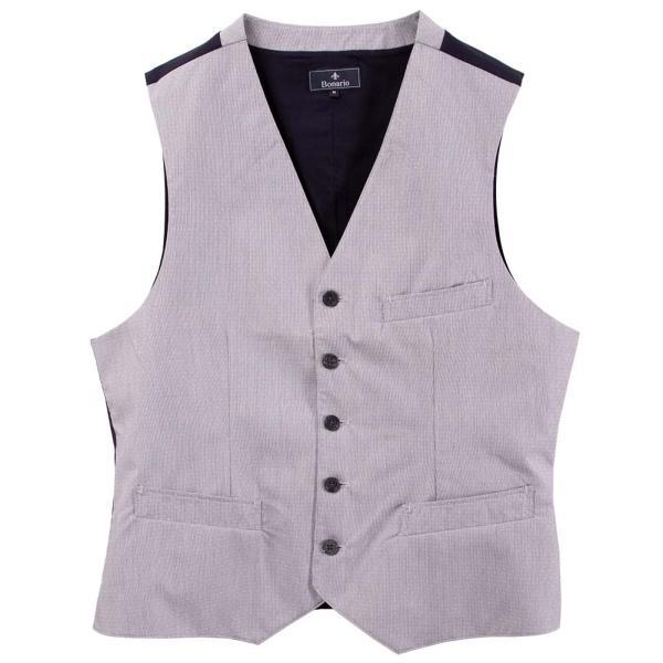and Charlie クールベストLサイズ グレージュ SHIRT HOUSE ジレ ベスト ビジネス フォーマル 全3色 ネイビー