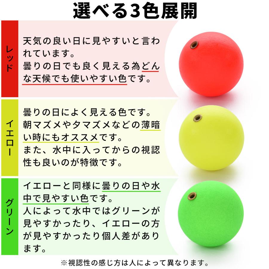 ESFUERZO(エスフエルソ) 発泡ウキ シモリ玉 フロート 中通し ぶっ込み