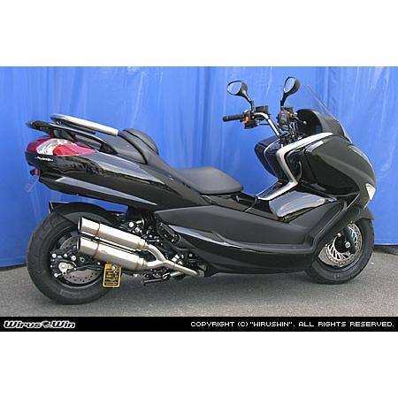 WirusWin マジェスティ250 (4D9)用アトミックツインマフラー　ポッパータイプ /ウイルズウィン_1