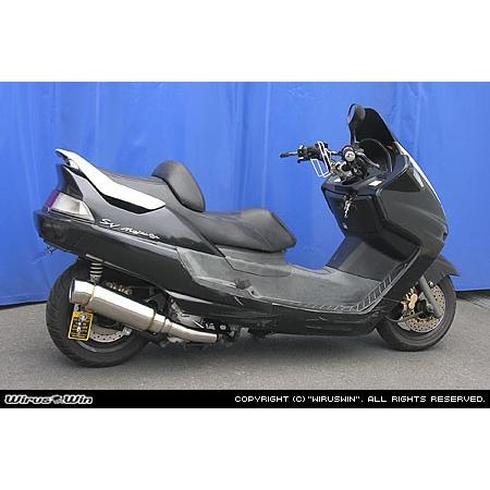 WirusWin マジェスティ250 (4HC・ディスクブレーキ)用 ステップ マフラー /ウイルズウィン_1