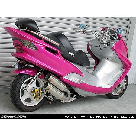 マジェスティ125fi WirusWin ツインマフラー中古 楽天市場】WirusWin マジェスティ125用 スタイリッシュツイン マフラー
